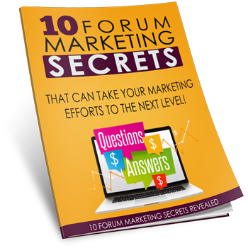 10 Forum Marketing Secrets