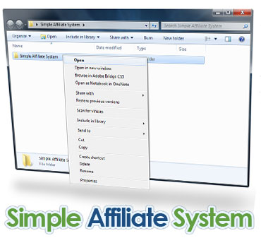 Simple Affiliate System