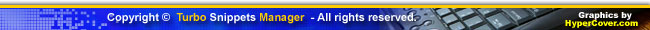 Turbo Snippets Manager