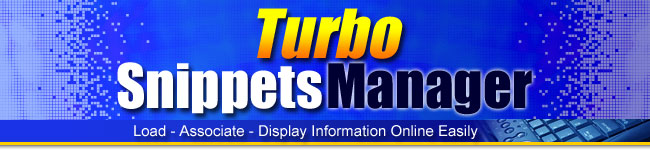 Turbo Snippets Manager