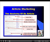 article marketing video tutorials