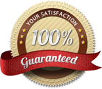 100% Satisfacction Guaranteed