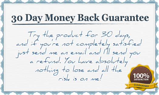 30 day money back guarantee