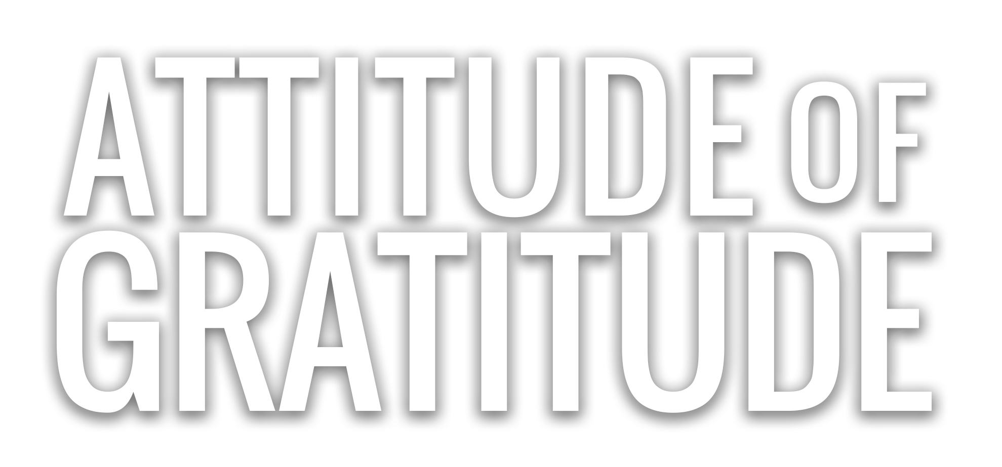 Attitude Of Gratitude