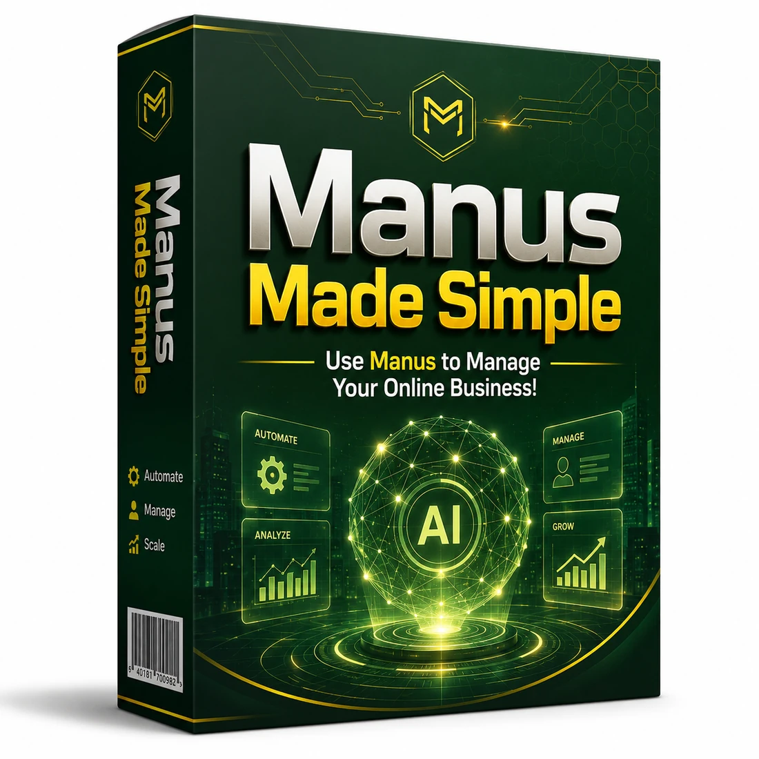 Manus Made Simple digital course box